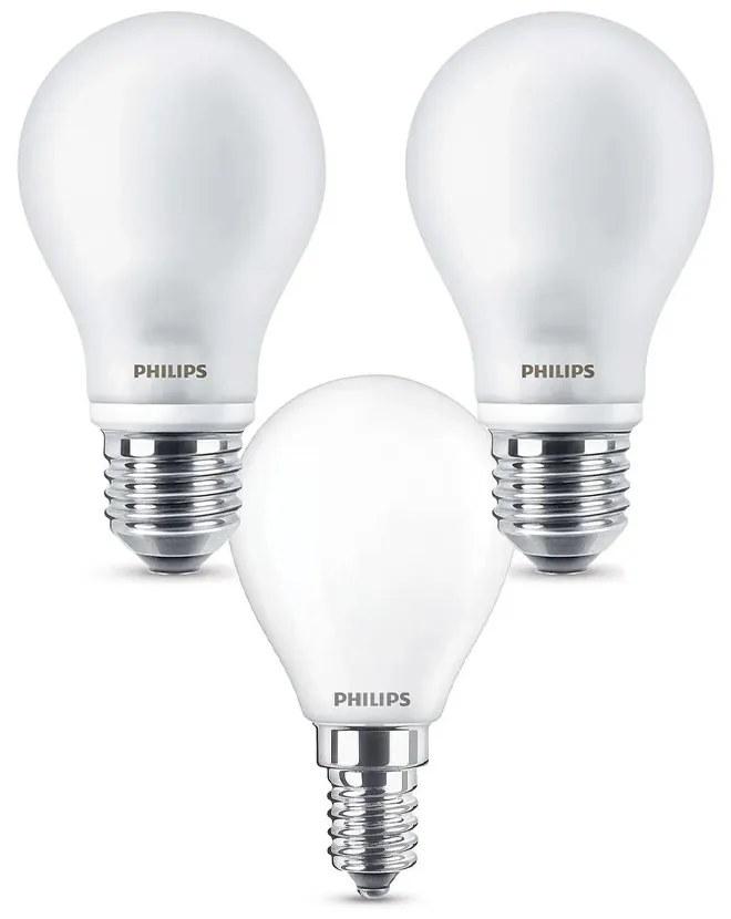 Philips - Lampadine LED perAccordéon 2x E27 + 1x E14