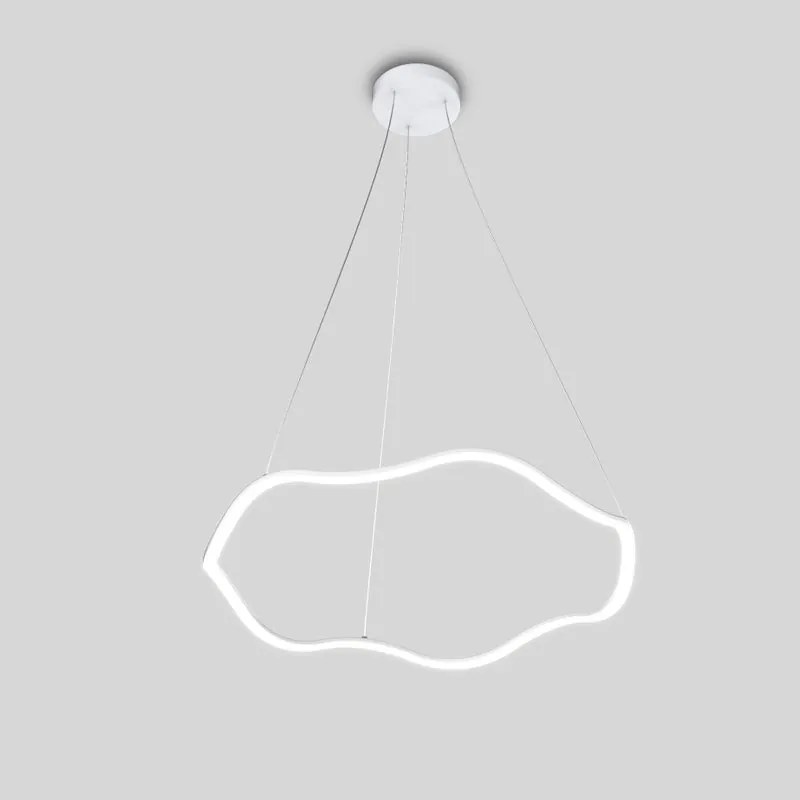 Lampadario LED design MIA bianco Ø60cm, luce naturale 4500 lumen