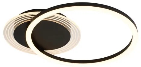 Searchlight 13650BK - Plafoniera LED dimmerabile CONTOUR LED/24W/230V 3000K