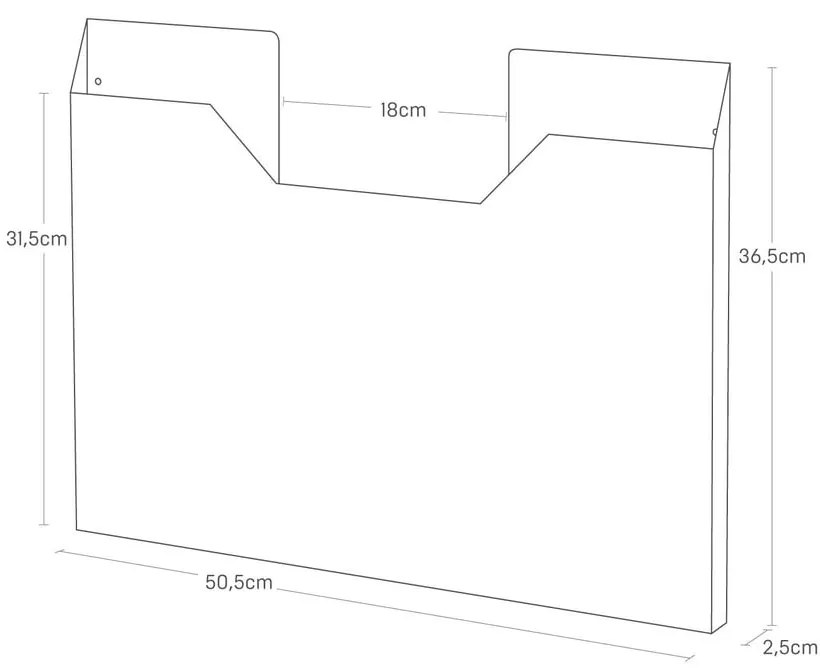 Porta tovagliette senza foratura in metallo Tower – YAMAZAKI