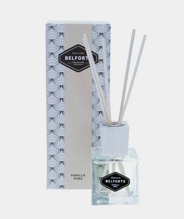 Fragranze Ambienti Belforte White Cube 100 ml con Bastoncini