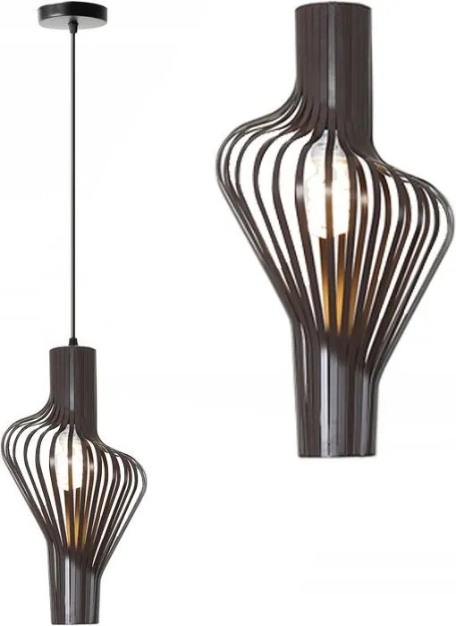 LAMPADA DA SOFFITTO GEOMETRICO NERO APP484-1CP