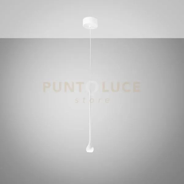 Ursula s/p - sospensione led bianco con rosone 3000k 255lm 5w