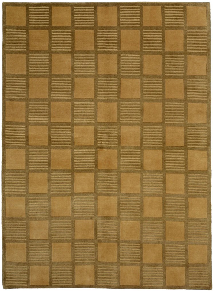 Loribaft Tappeto 170 x 240 Marrone (Indian) Annodato A Mano