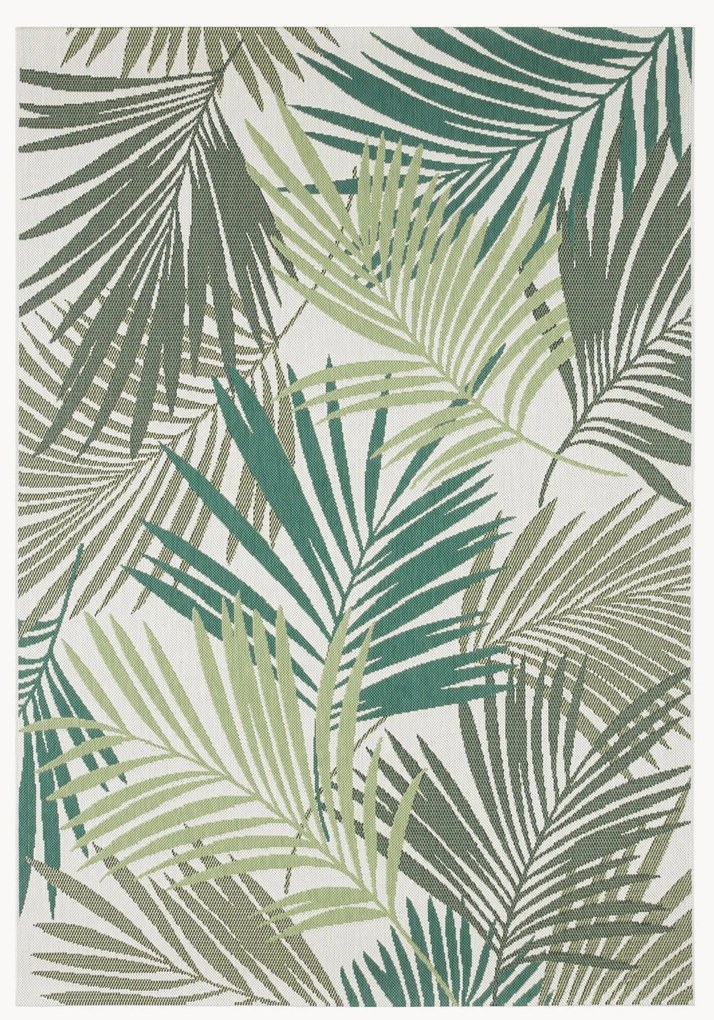 Tappeto da interno-esterno con motivo foglie Vai