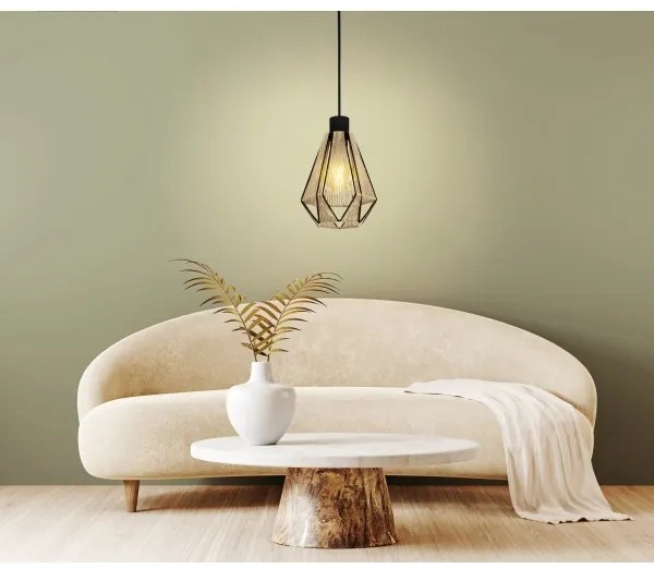 Eglo 43776 - Lampadario a cavo ADWICKLE 1xE27/40W/230V