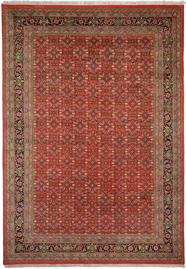 Bidjar Tappeto 300x210 Rosa (Indian) Annodato A Mano