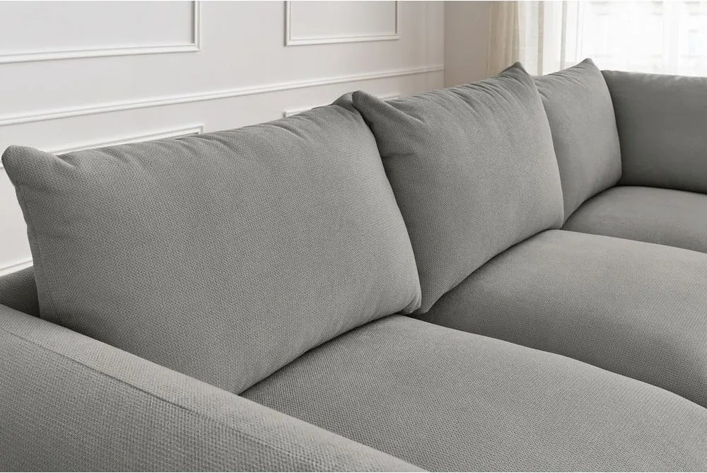 Divano angolare grigio Ernest – Bobochic Paris