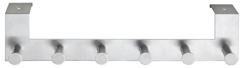 Appendino per porta con 6 ganci in argento Celano - Wenko