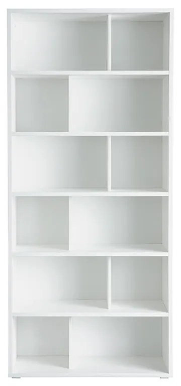 Libreria design in legno bianco EPURE