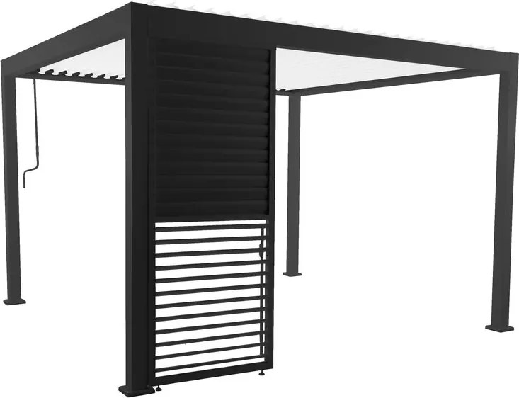 Parete per pergola NATERIAL Astra antracite lato 0,9m