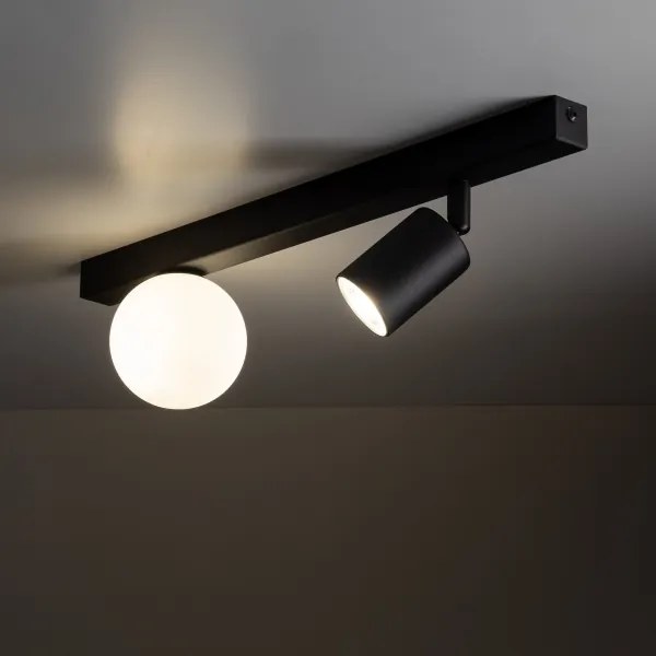 Faretto VOX 1xG9/8W/230V + 1xGU10/10W nero