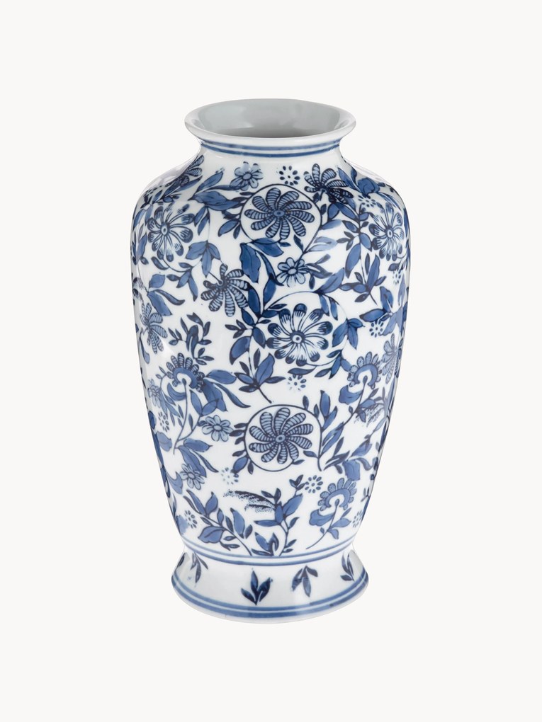 Vaso decorativo grande in porcellana Lin, alt. 31 cm