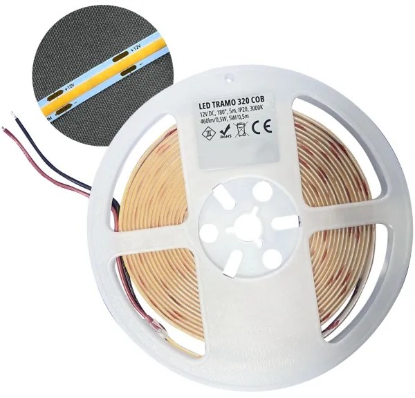 Striscia LED LED/50W/12V 5 m 3000K
