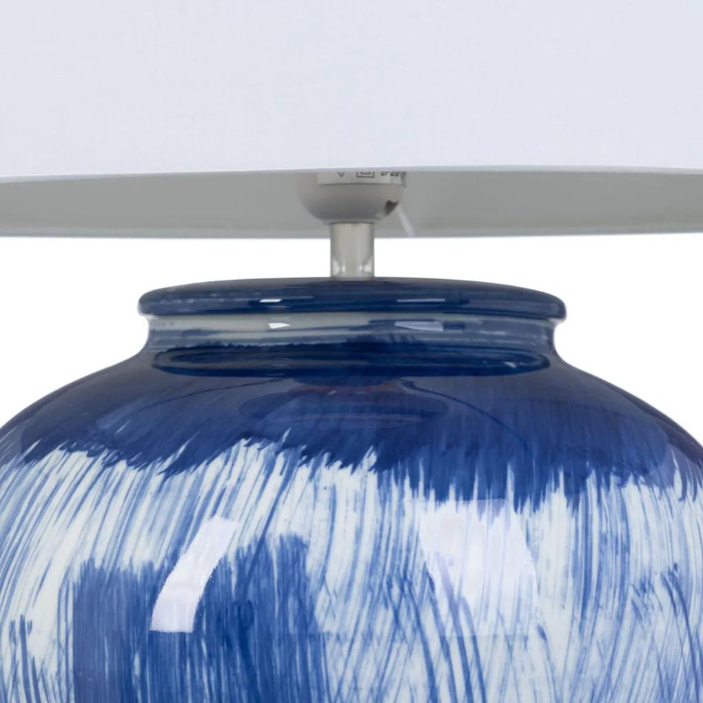 Lampada da tavolo 41 x 41 x 76 cm Ceramica Azzurro