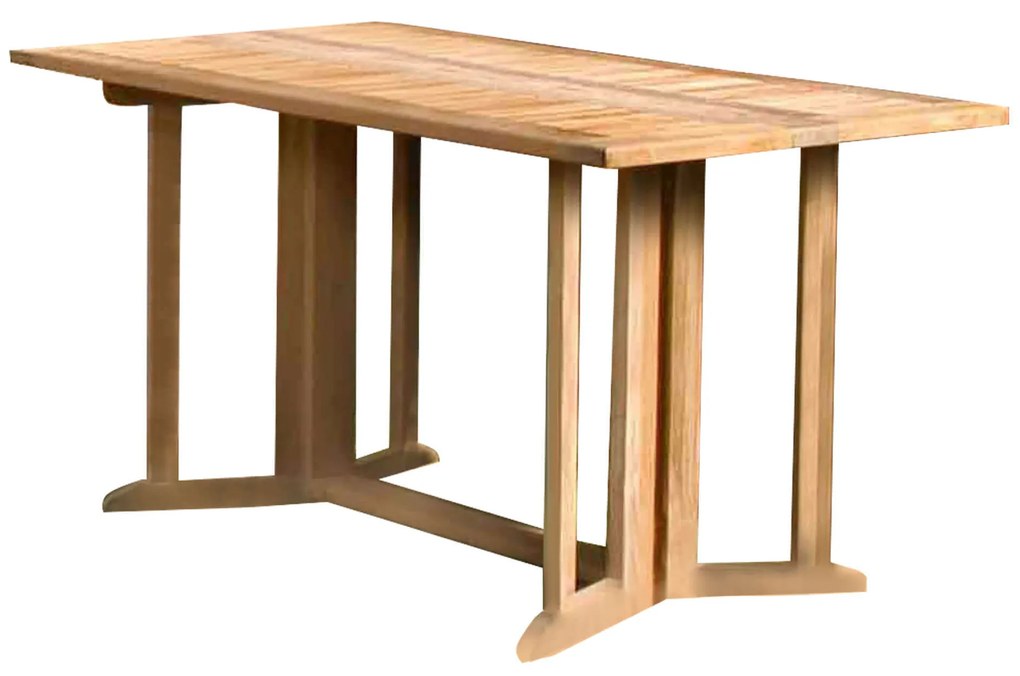 CHOROS - tavolo da giardino pieghevole in legno di teak