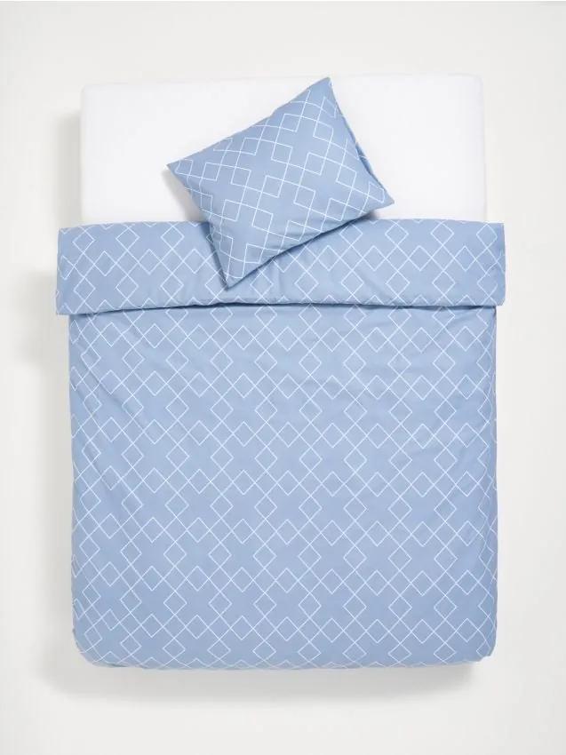 Sinsay - Set biancheria da letto in cotone - blu pallido