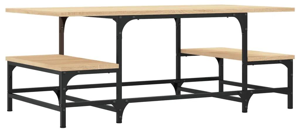 Tavolino Salotto Rovere Sonoma 100x50,5x40 cm Legno Multistrato