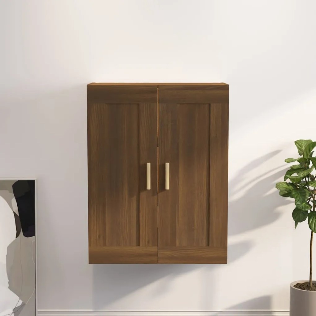 Pensile Rovere Marrone 69,5x32,5x90 Cm İn Legno Multistrato /