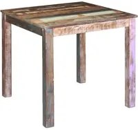 Tavolo da Pranzo in Legno Massello di Recupero 80x82x76 cm cod mxl 10403