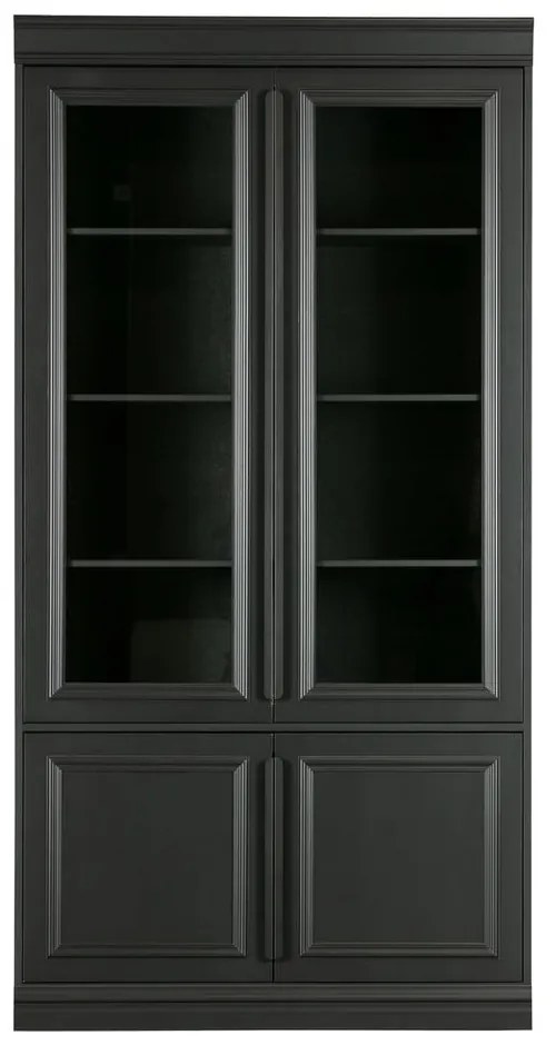 Vetrina in legno di pino nero 110x215 cm Organize - BePureHome