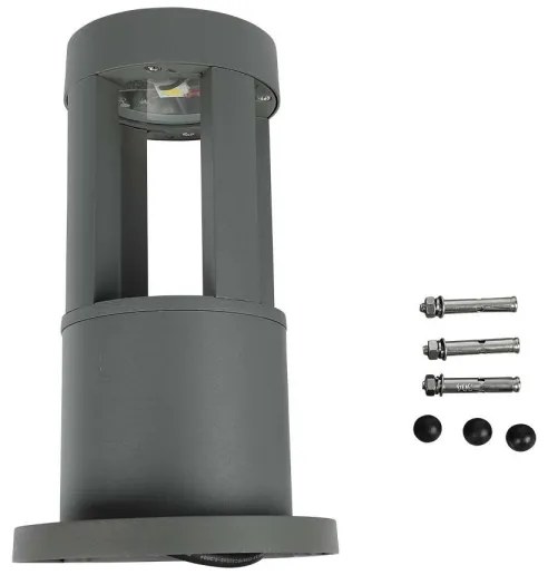 LED Lampada da esterno LED/10W/230V 25cm 6400K IP65 grigio