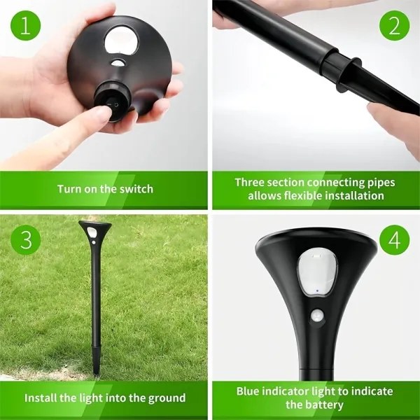 Immax 08502L - Lampada solare LED con sensore LED/1W/3,7V 6000K IP65