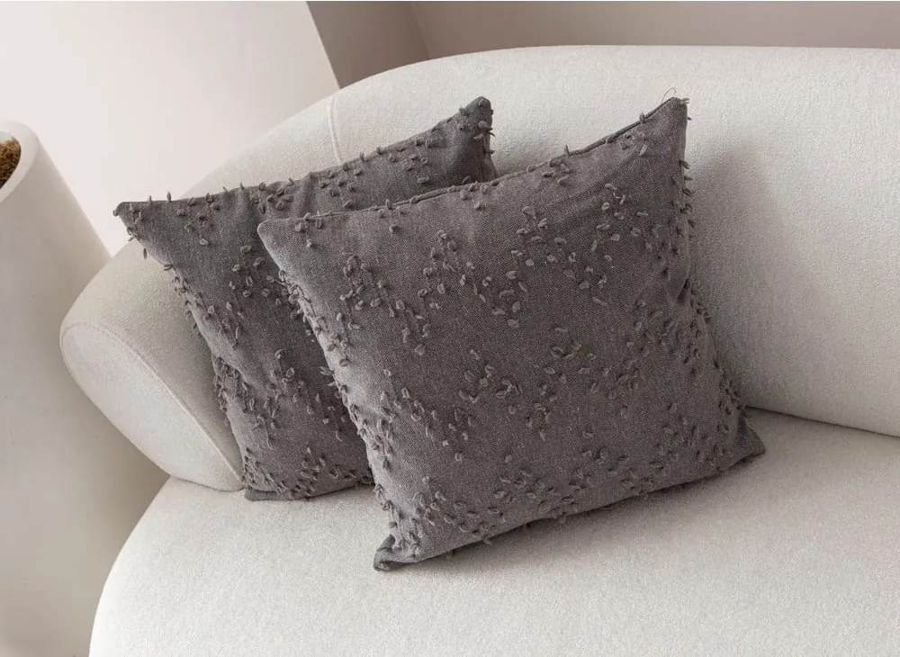 Federe decorative in set 2 pz 43x43 cm Tuffet – Mioli Decor