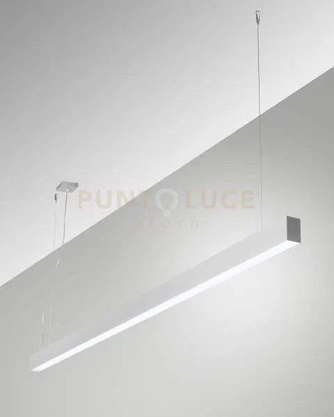 Millet sospensione alluminio  3000k 3380lm 23w opale dimmerabile da...