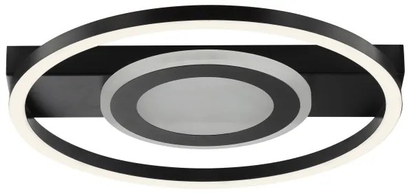 Brilliant -LED RGBW dimmerabile plafoniera MAUREEN LED/20W/230V 3000-6500K nero+ telecomando