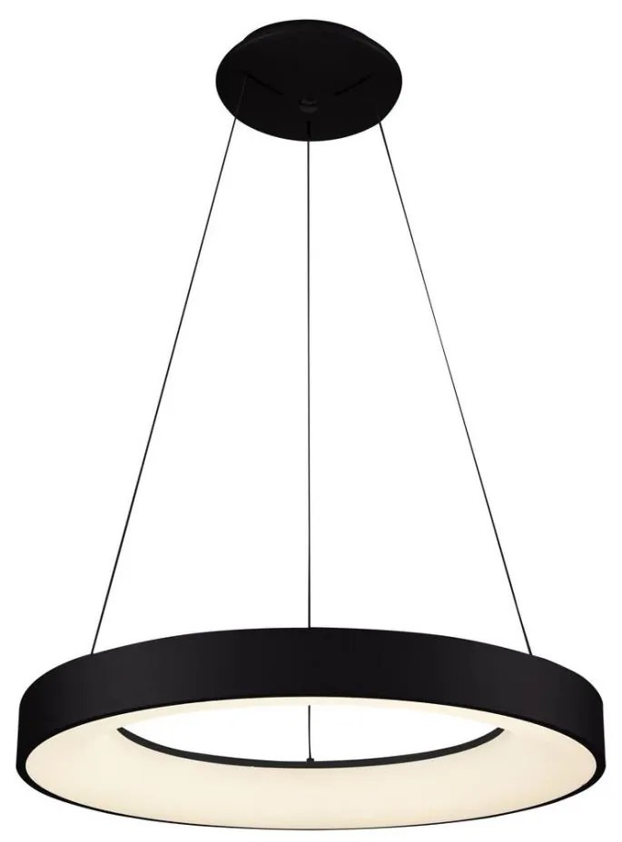 Azzardo AZ4999 - Lampadario LED su cavo SANTANA LED/30W/230V nero