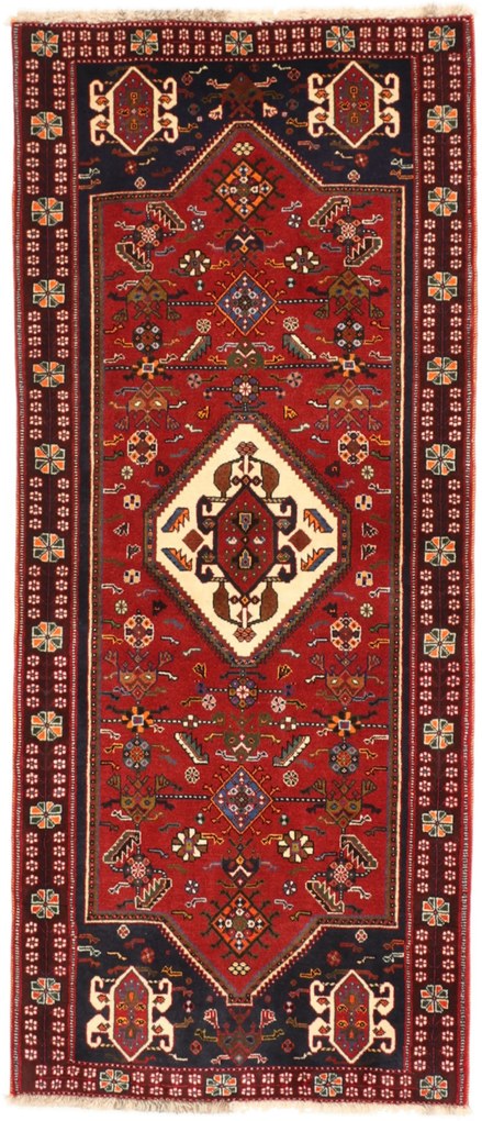 Shiraz Tappeto persiano 190x80 (Iran) Annodato A Mano
