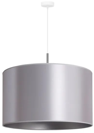 Duolla - Lampadario a sospensione con filo CANNES 1xE27/15W/230V diametro 50 cm argento