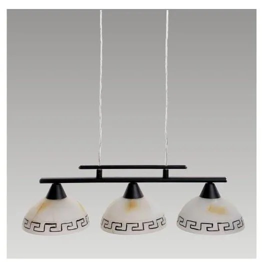 Lampadario a sospensione con filo POMPEZ 3xE27/60W