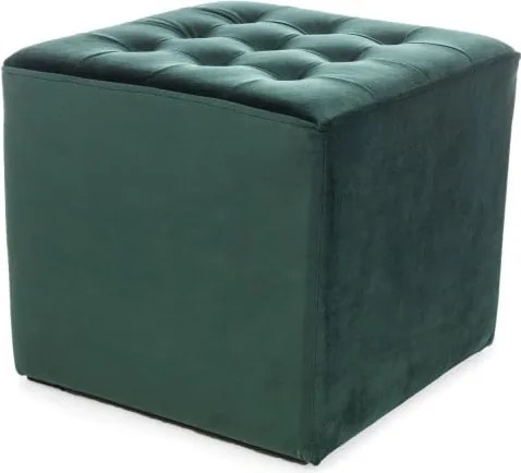 Sgabello Lori Velvet verde 78 - 39x39x34 lxLxH cm