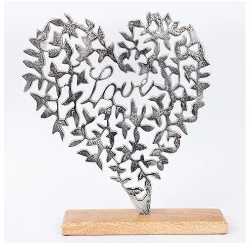 Decorazioneda tavolo cuore 41x35 cm