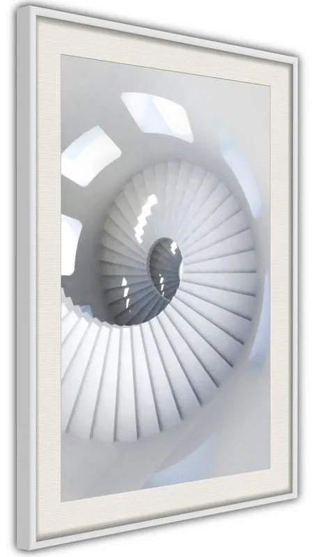 Poster  Spiral Stairs  Cornice Quadri Cornice d'oro con passe-partout, Larghezza x Altezza Home decor 20x30