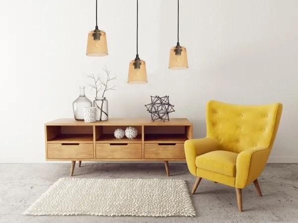 Lampadario a sospensione con filo LUCEA 1xE27/15W/230V