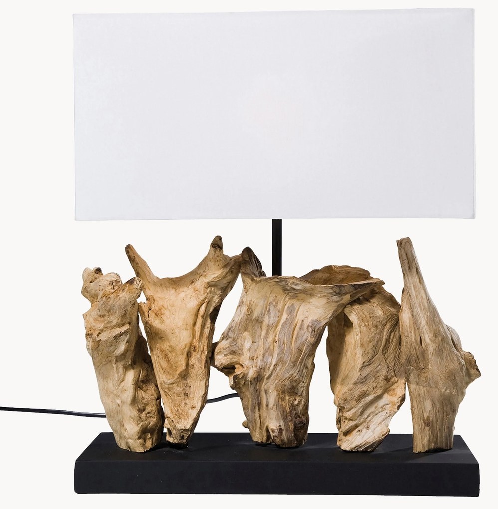 Lampada da tavolo di design in legno Nature