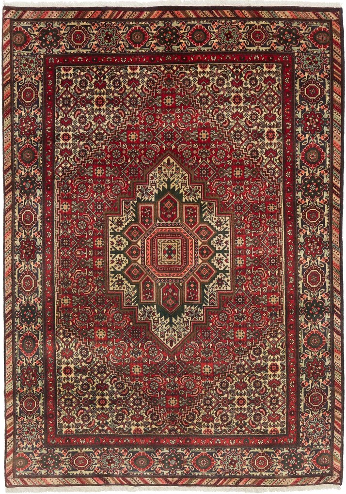Sandjan Tappeto persiano 200 x 140 Blu (Iran) Annodato A Mano