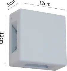 Brilagi - Applique da esterno QUADRAY LED/6W/230V bianco IP54