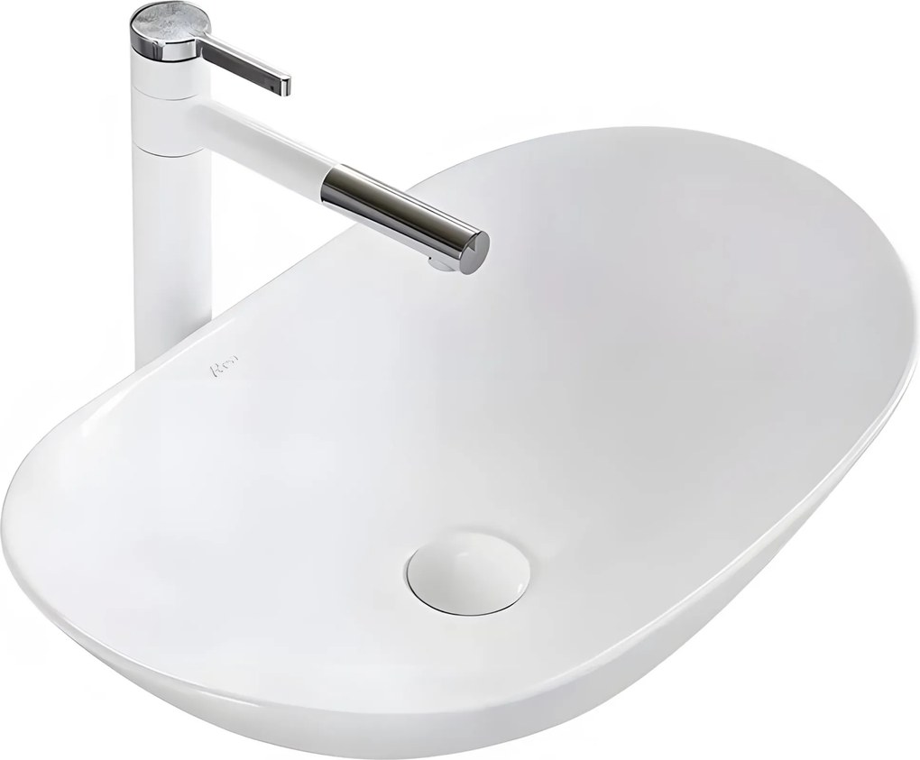Lavabo da appoggio Rea Royal 60