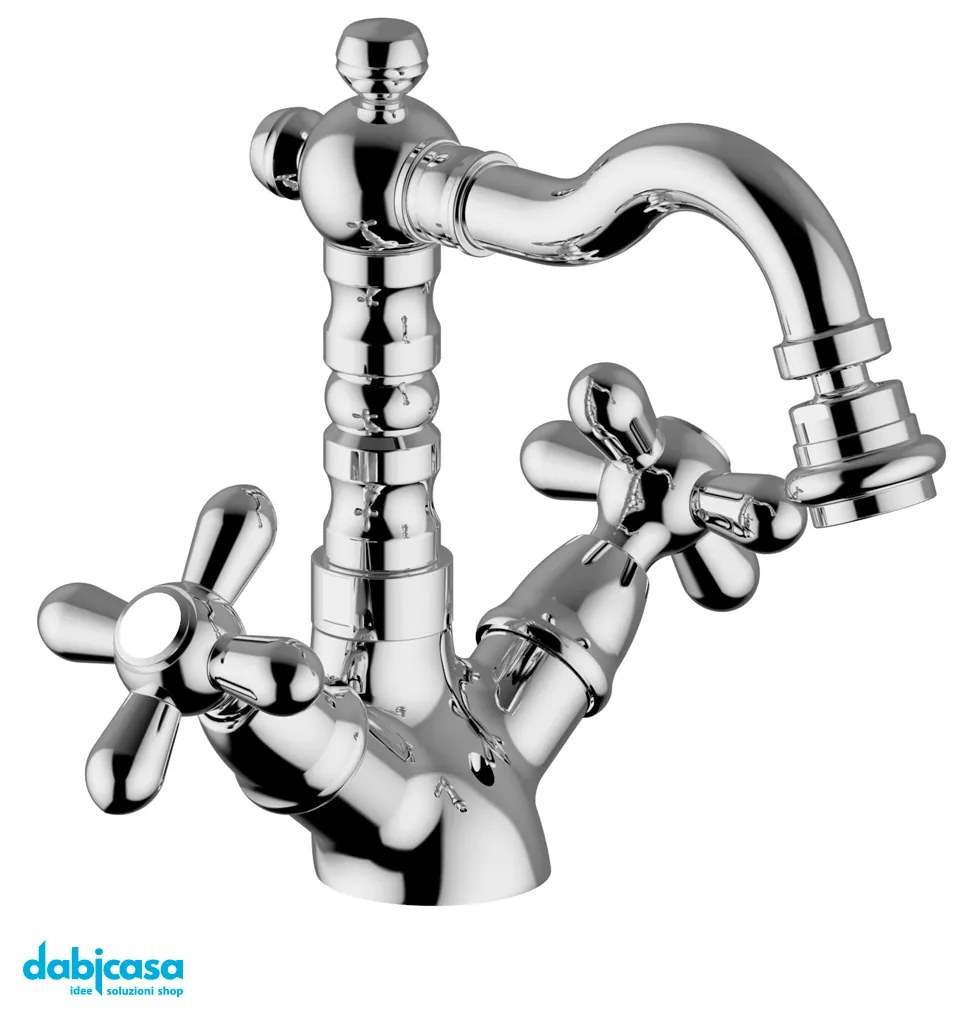 Teorema "Daisy" Miscelatore Bidet C/Scarico Automatico Cromo Lucido