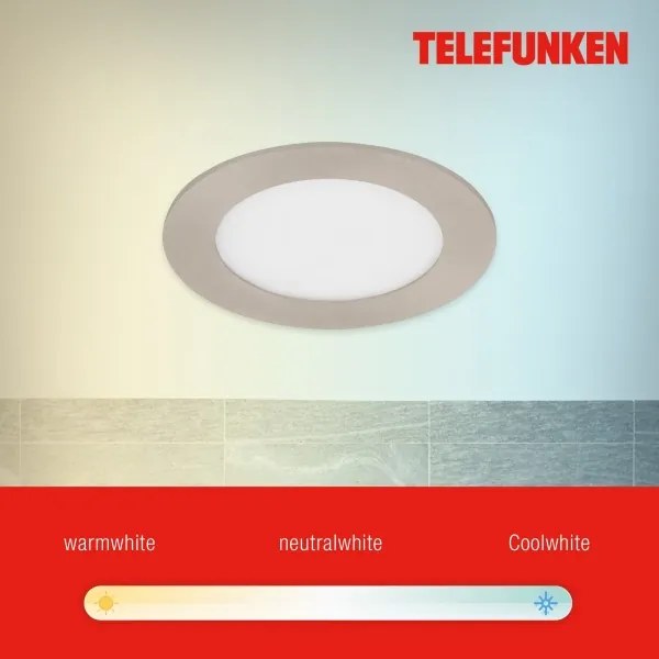 Telefunken 309302TF - LED RGBW Lampada dimmerabile LED/6W/230V IP23 Wi-Fi Tuya