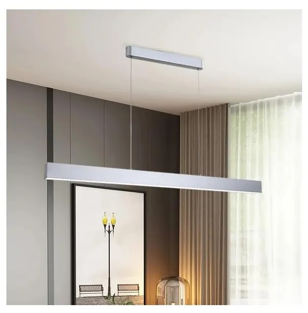 Brilagi - Lampadario LED a sospensione con filo SLEEKLINE LED/40W/230V 3000/4500/6000K argento