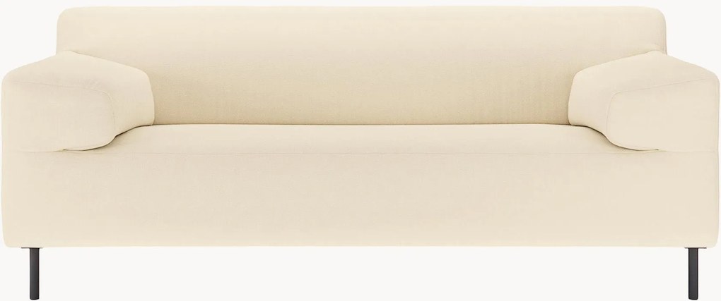 Divano 2 posti bianco perla/nero freistil180, larg. 182 cm