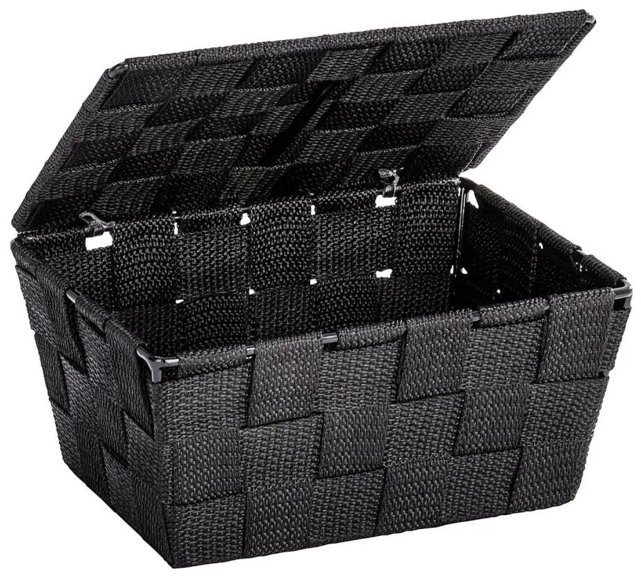 WENKO 22197100 - Cestino ADRIA 19x14 cm nero