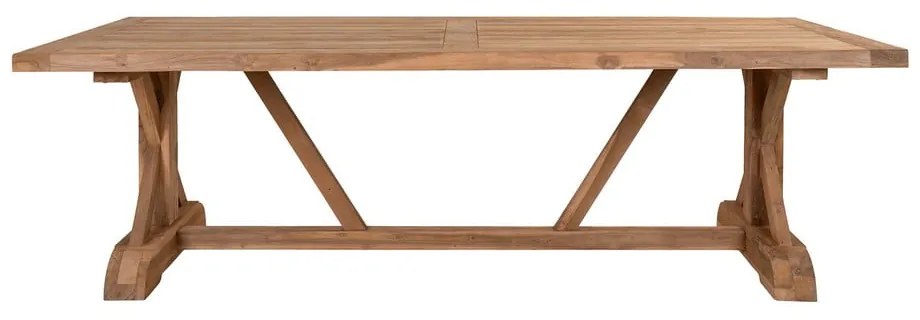 Tavolo da pranzo in legno di teak da giardino 100x240 cm Volos - House Nordic