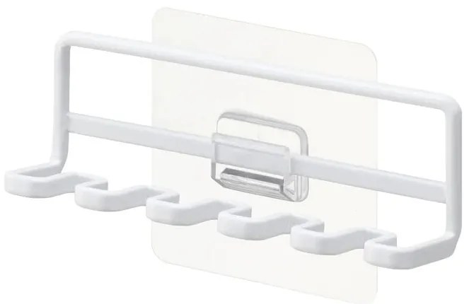 Portaspazzolini in metallo autoportante bianco Film Hook - YAMAZAKI