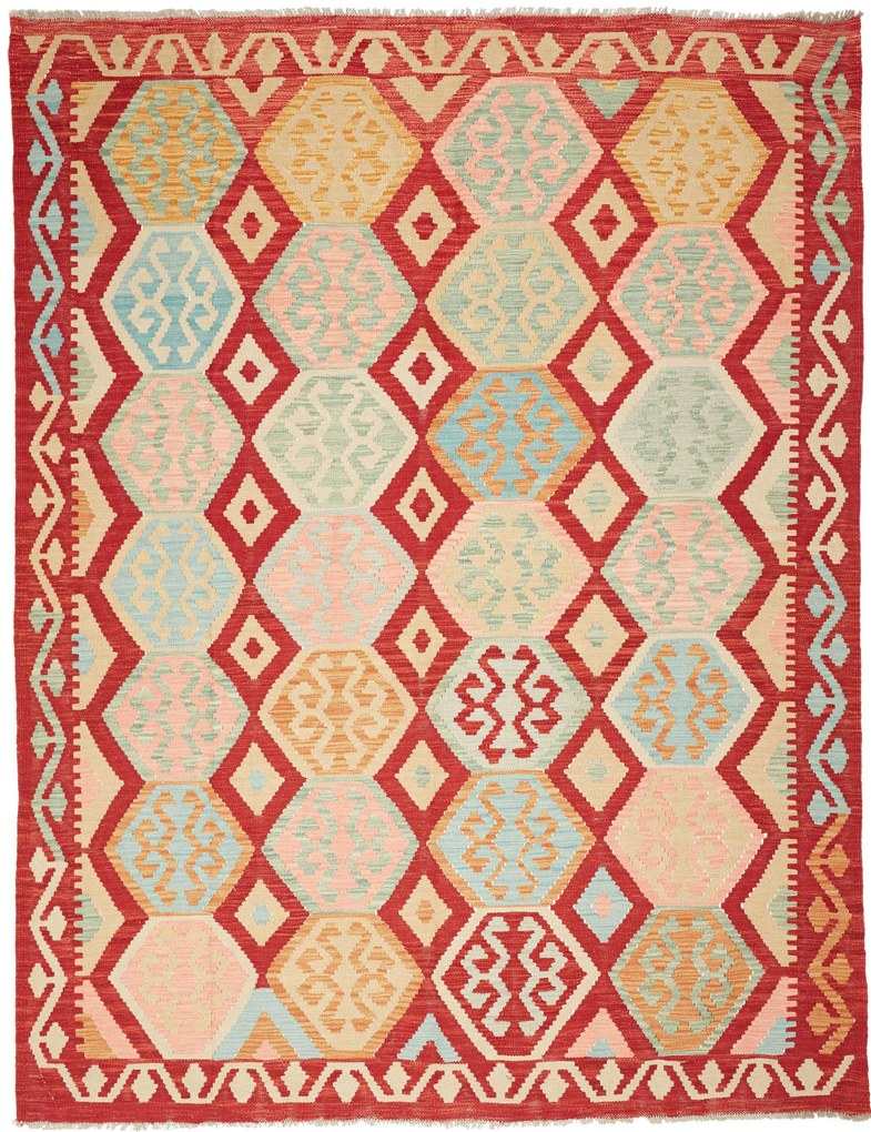 Kilim Tappeto 240x190 (Pakistan) Tessuto A Mano